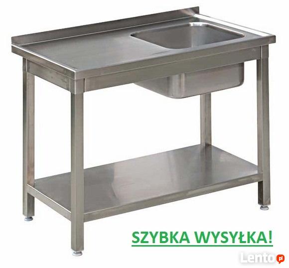 STÓŁ ze ZLEWEM Zlewozmywak PÓŁKA 250x60x85 Nóżki Wysyłka