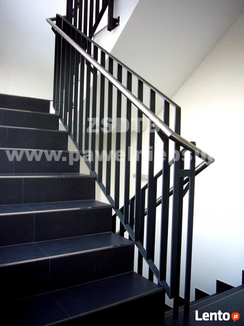 Balustrady schodowe, barierki schodowe, balustrady klatek