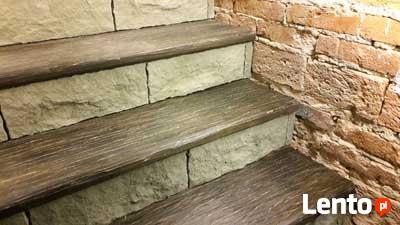 Schody - rustykalne, postarzane, rzeźbione