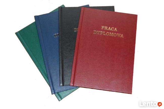 Druk i oprawa prac dyplomowych OD RĘKI Warszawa Praga