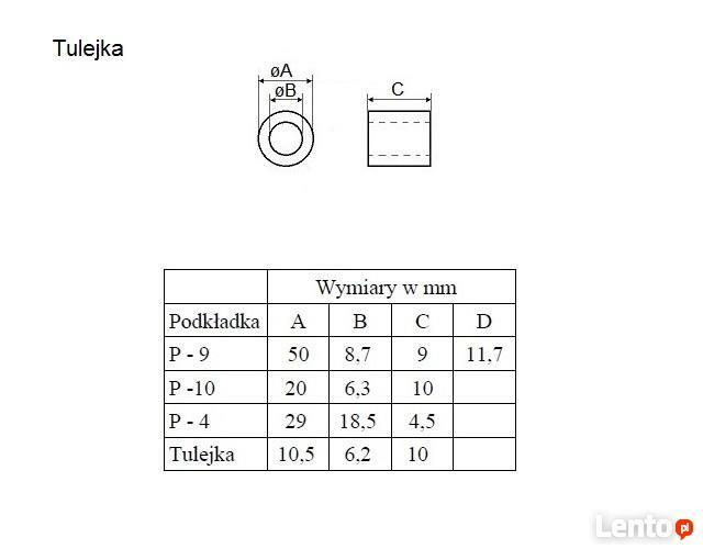Tulejka z Tworzywa Sztucznego Oferuję