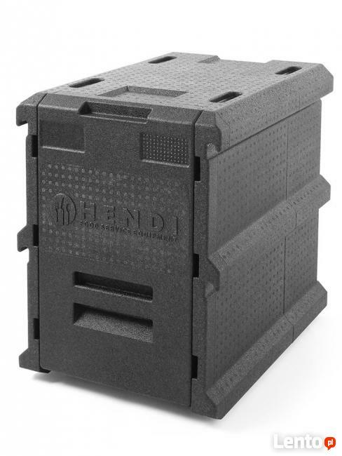 Pojemnik cateringowy termoizolacyjny z prowadnicami na GN1/1