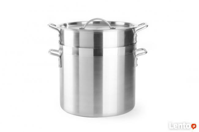 Garnek do gotowania makaronu z wkładem i pokrywą 13L Hendi