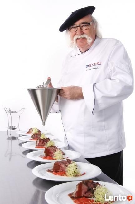 Pistolet do sosów i ciast, końcówki + stojak Hendi