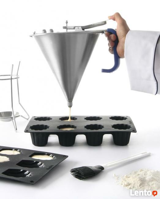 Pistolet do sosów i ciast, końcówki + stojak Hendi