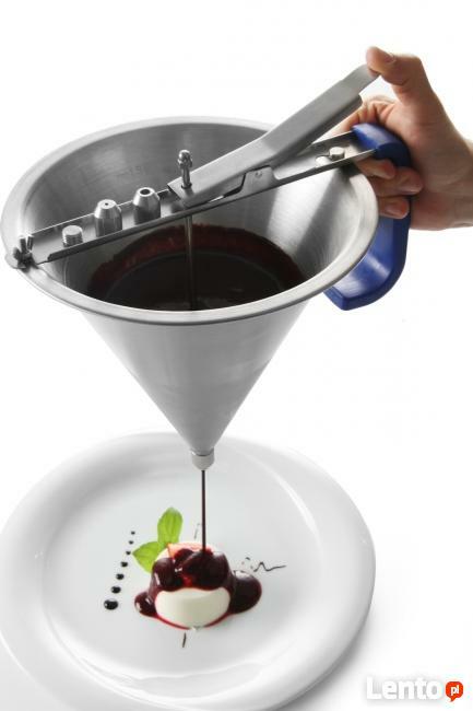 Pistolet do sosów i ciast, końcówki + stojak Hendi