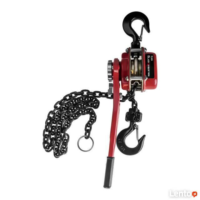 Grzechotkowa wciągarka łańcuchowa 6T 0-5m + torba