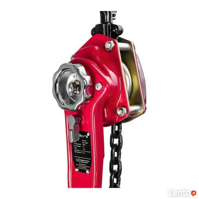 Grzechotkowa wciągarka łańcuchowa 750kg do 2m