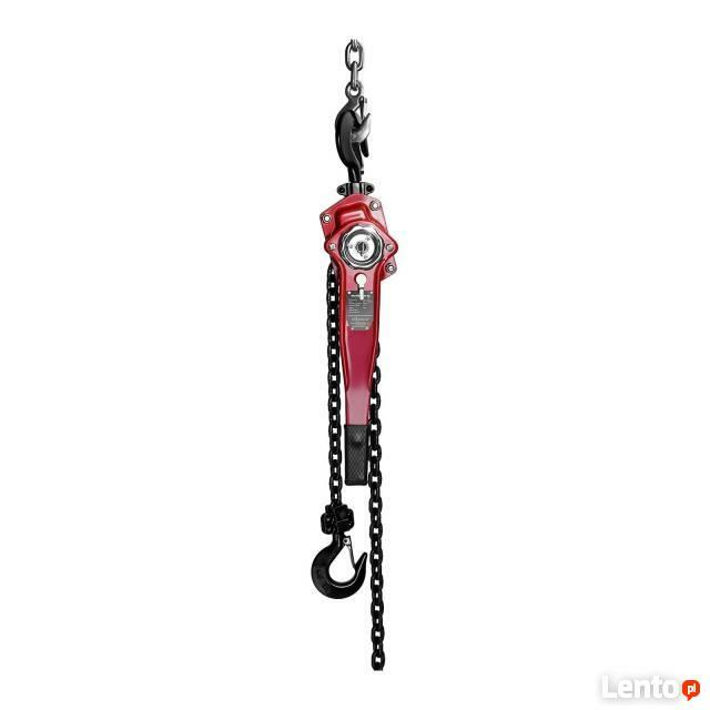 Grzechotkowa wciągarka łańcuchowa 6T 0-5m + torba