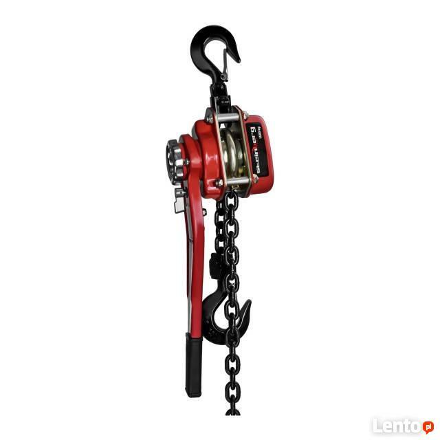 Grzechotkowa wciągarka łańcuchowa 750kg do 2m