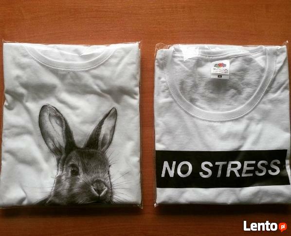 KOSZULKI z nadrukiem WARSZAWA PRAGA prawie od RĘKI :)