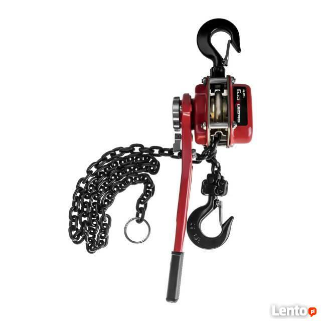 Grzechotkowa wciągarka łańcuchowa 3 tony magazynowa