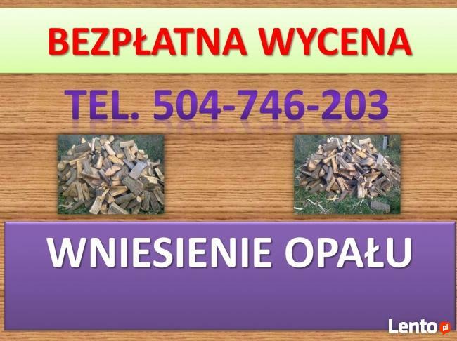Wnoszenie drewna kominkowego, tel. 504-746-203