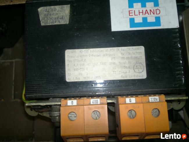 transformator 1-fazowy ochronny , 4KVA