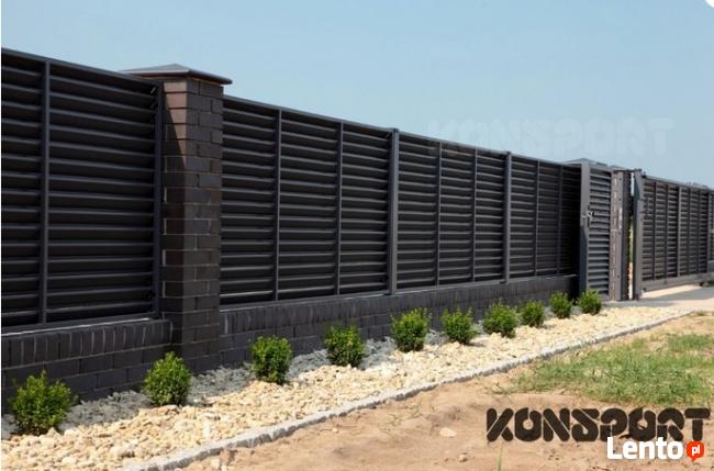 Przęsło ogrodzeniowe żaluzja PS004 alucynk+kolor