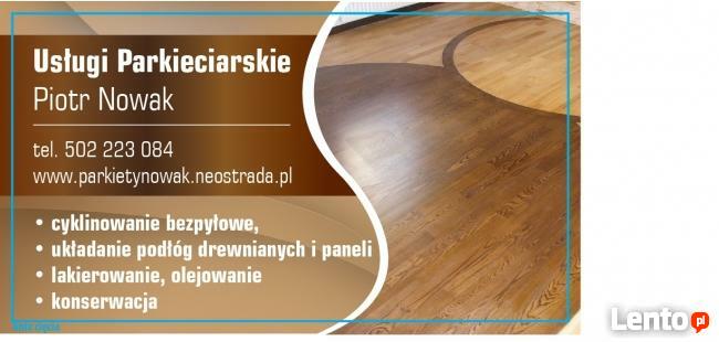 Cyklinowanie bezpyłowe, układanie parkietu i paneli