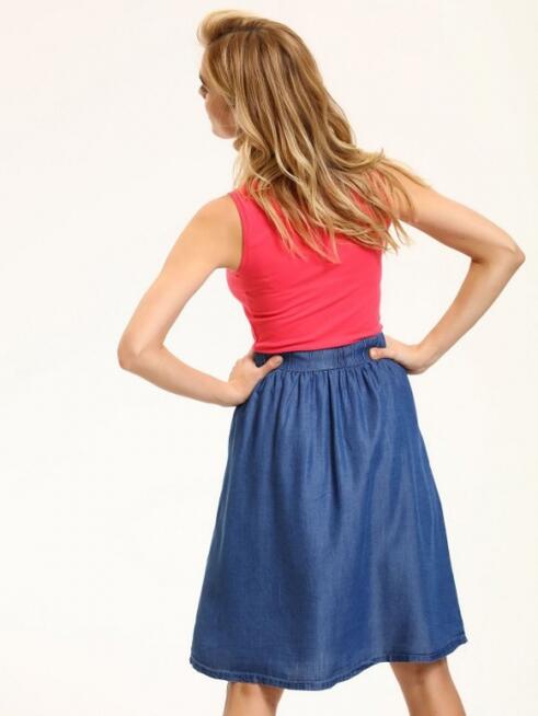 Amarantowy top Top Secret