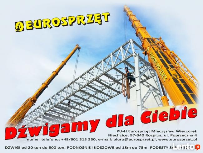 Usługi - dźwigi - podnośniki