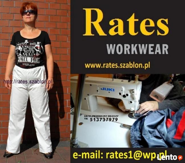 Fartuchy damskie robocze cena od 8 zł. Rates Producent