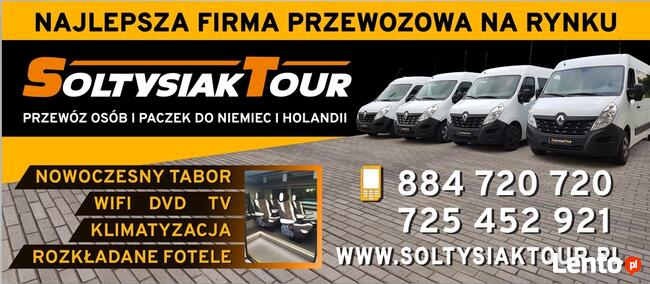 Wynajem busów przewóz osob do Holandii i Niemiec