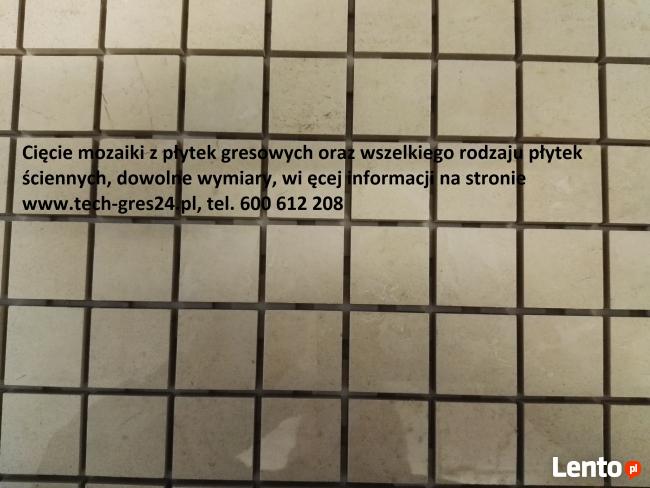 CIĘCIE GRESU I TERAKOTY, Cięcie płytek Włocławek