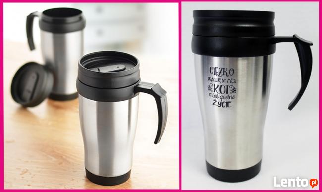 Kubki termiczne - różne rodzaje - z grawerem Twojego napisu