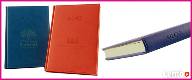 Kalendarze Terminarze 2026 książkowe z Twoim napisem, logo