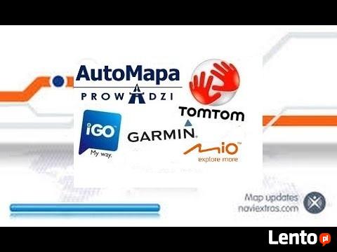 Aktualizacja map gps na nawigacje, telefony, tablety,