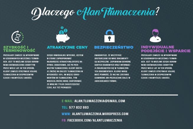 Tłumaczenia język Angielski