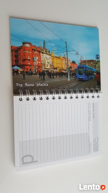 notes teleadresowy z ZAGRZEBIA