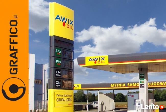 Kompleksowe oznakowanie reklamowe stacji paliw