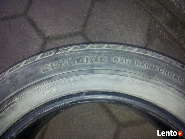 Sprzedam oponę Dunlop Sport 2020 E 215/55R16 jako rezerwa.