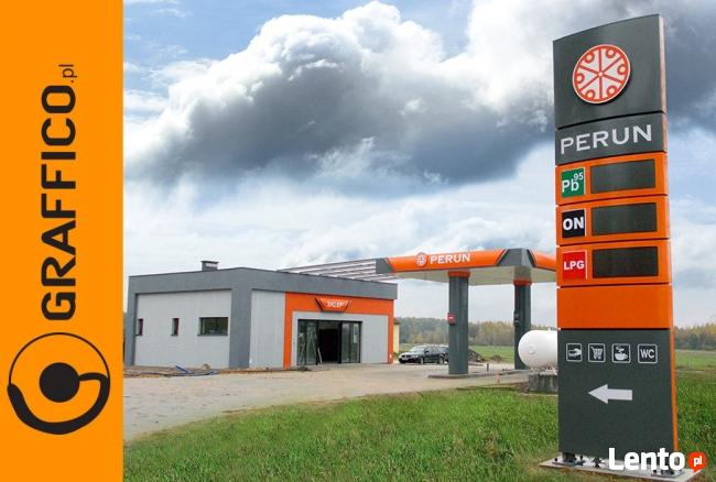 Kompleksowe oznakowanie reklamowe stacji paliw