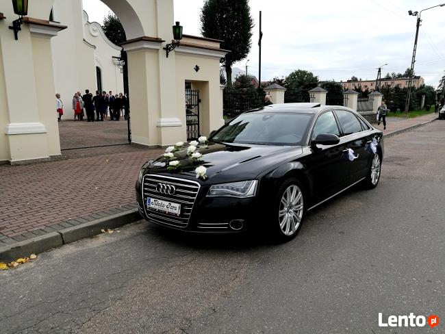 Auto do ślubu Audi A8 V8 wersja przedłużana Long