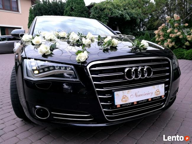 Auto do ślubu Audi A8 V8 wersja przedłużana Long