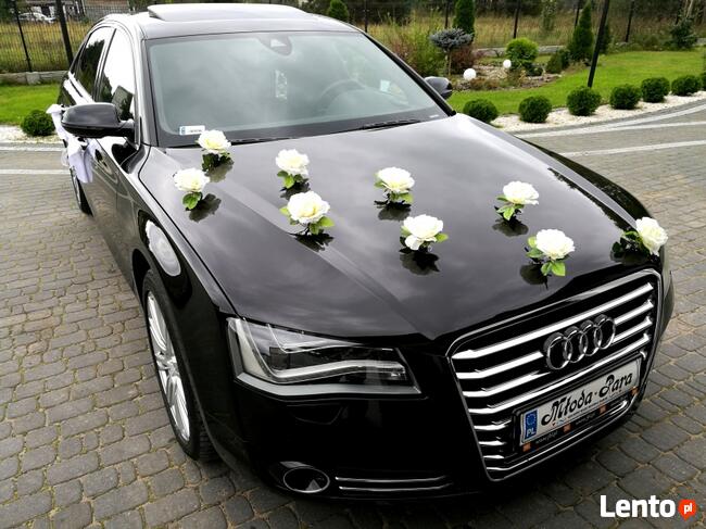 Auto do ślubu Audi A8 V8 wersja przedłużana Long