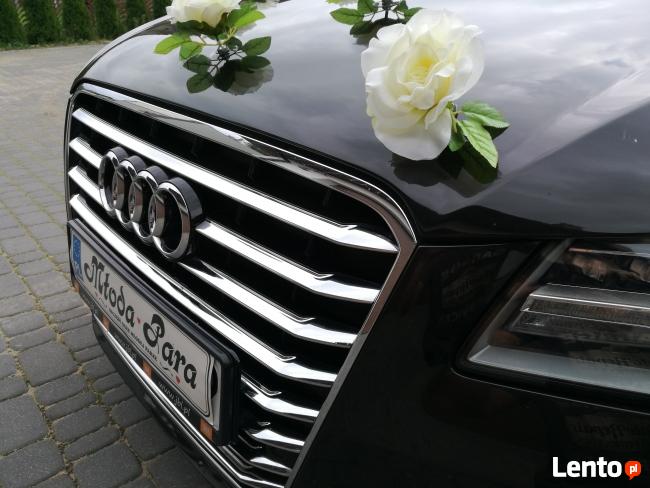 Auto do ślubu Audi A8 V8 wersja przedłużana Long