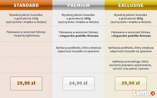 Koszulka z Twoim WŁASNYM NADRUKIEM od 1 sztuki! Full color!