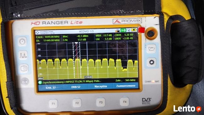 Montaż Anten Łódź telewizja satelitarna: Polsat, NC+, Orange