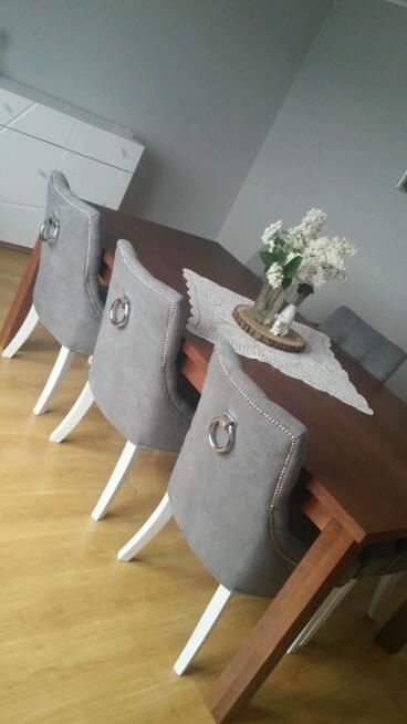 Krzesło z kołatką pikowane tapicerowane wygodne nowe produce