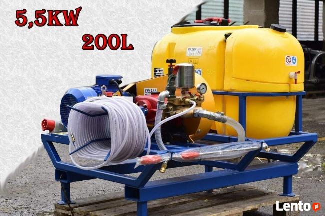 OPRYSKIWACZ elektryczny / myjka 400V 200 l, 30-70l/min