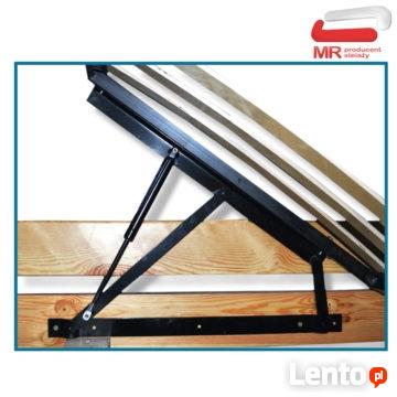 87. Podnoszony czołowo STELAŻ DO ŁÓŻKA 120 x 200 cm