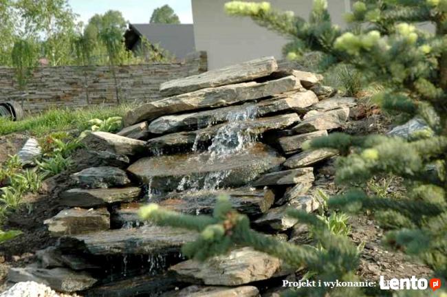 Kamień ogrodowy - kamień surowy średni, łupek naturalny