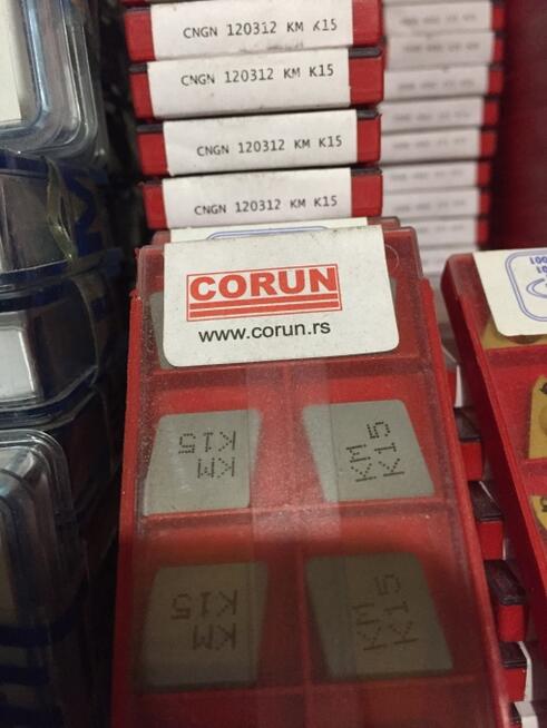 Płytki skrawające węglikowe (widia)