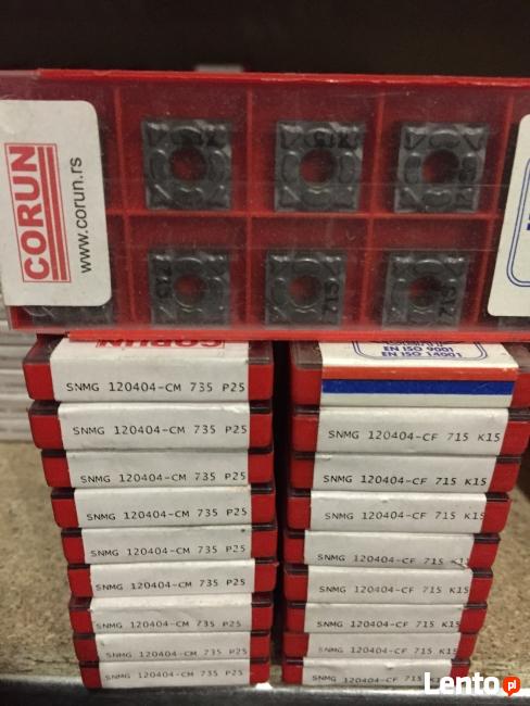 Płytki skrawające węglikowe (widia)