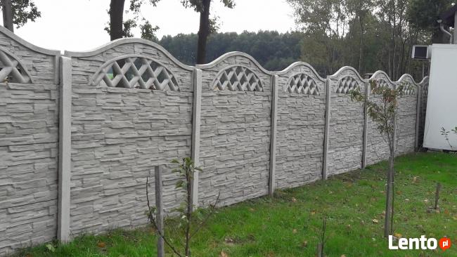 OGRODZENIA BETONOWE, PŁOTY BETONOWE, PŁYTY