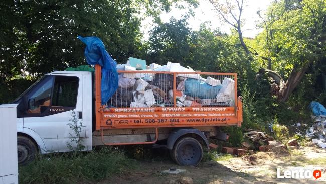 Wywóz gruzu śmieci odpadów kontenery 6m3 i 9m3