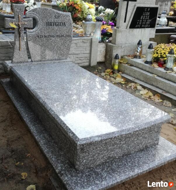 Nagrobki pomniki granit kucie liter tanio całe pomorskie.