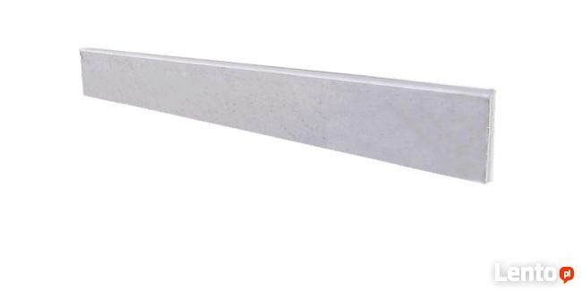 Podmurówka płyta wibroprasowana MOCNA solidna biała, posypka