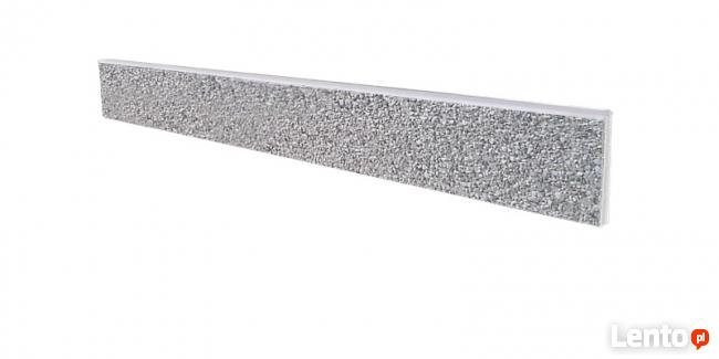 Podmurówka płyta wibroprasowana MOCNA solidna biała, posypka